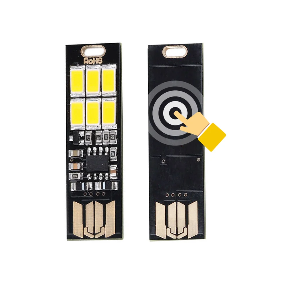 Desk Setup Notebook - Мини-светодиодный USB-светильник 5730 5В с сенсорным