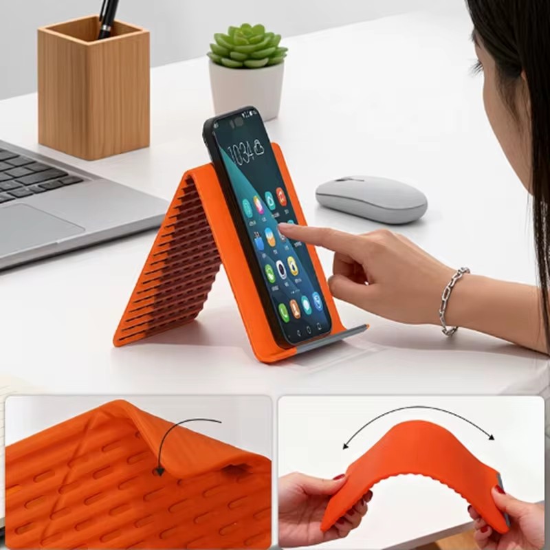 Desk Setup Table - Гибкая складная силиконовая подставка для телефона,