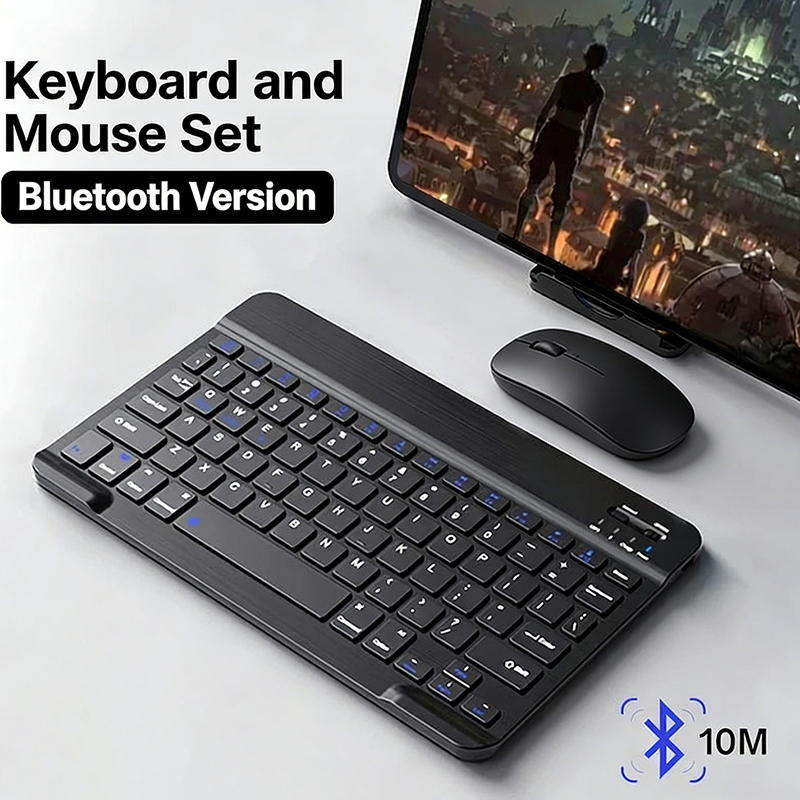 Desk Setup Ipad - Клавиатура и мышь JP-Bluetooth для iPad,