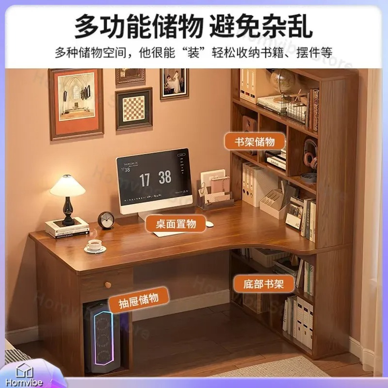 Desk Setup Corner - Угловой компьютерный стол L-образной формы с