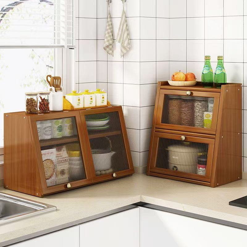 Drawer Organizer Bamboo - Бамбуковый кухонный шкаф для хранения с