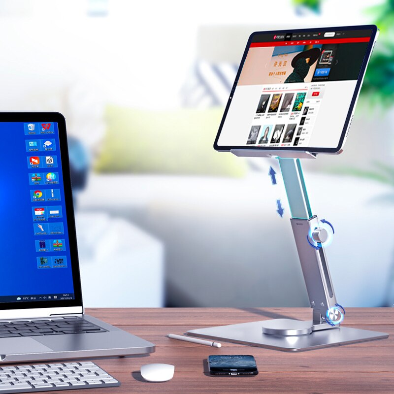 Алюминиевая подставка для план – обзор и цена Desk Setup Ipad