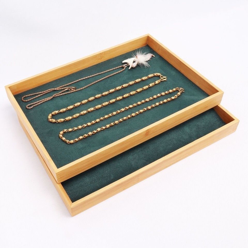 Темно-зеленый бархатный бамбук – обзор и цена Drawer Organizer Bamboo