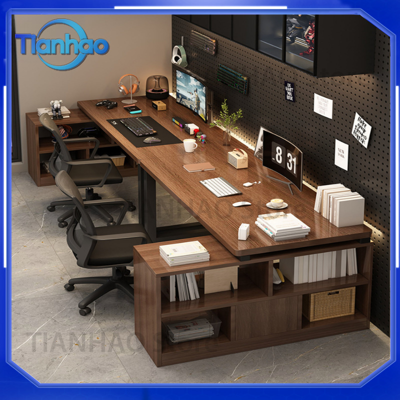 Игровой L-образный стол с книж – обзор и цена Desk Setup Corner
