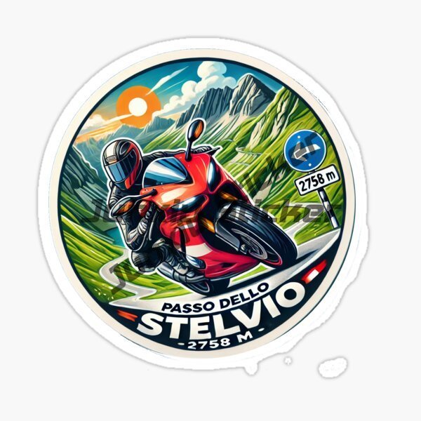 Наклейки STELVIO PASS ITALIA д – обзор и цена Desk Setup Room