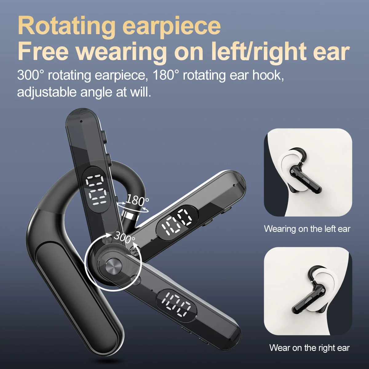 Беспроводные Bluetooth-наушник – обзор и цена Headphone Hook Under