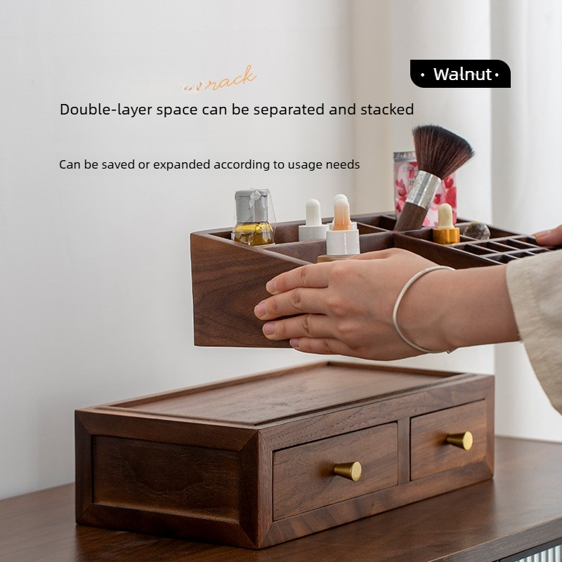 Двухуровневый органайзер из ма – обзор и цена Drawer Organizer Bamboo