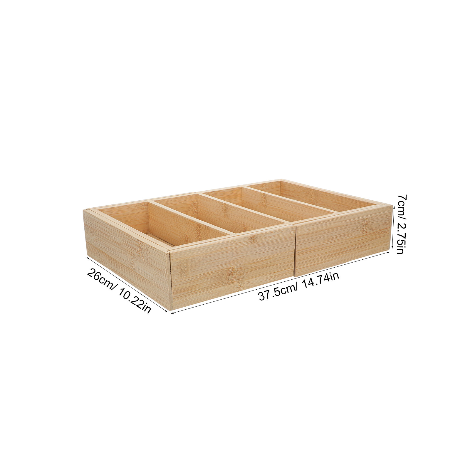 Бамбуковый расширяемый органай – обзор и цена Drawer Organizer Bamboo