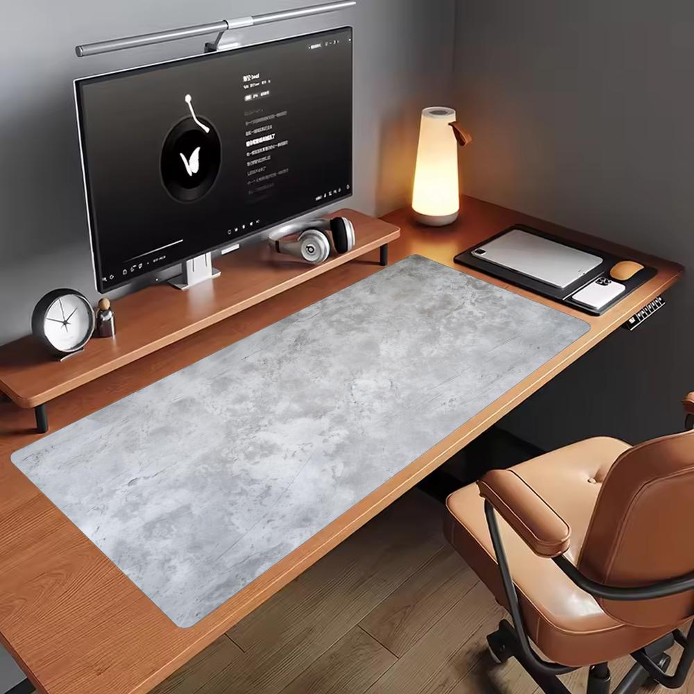 Минималистичный большой коврик – обзор и цена Desk Setup Grey