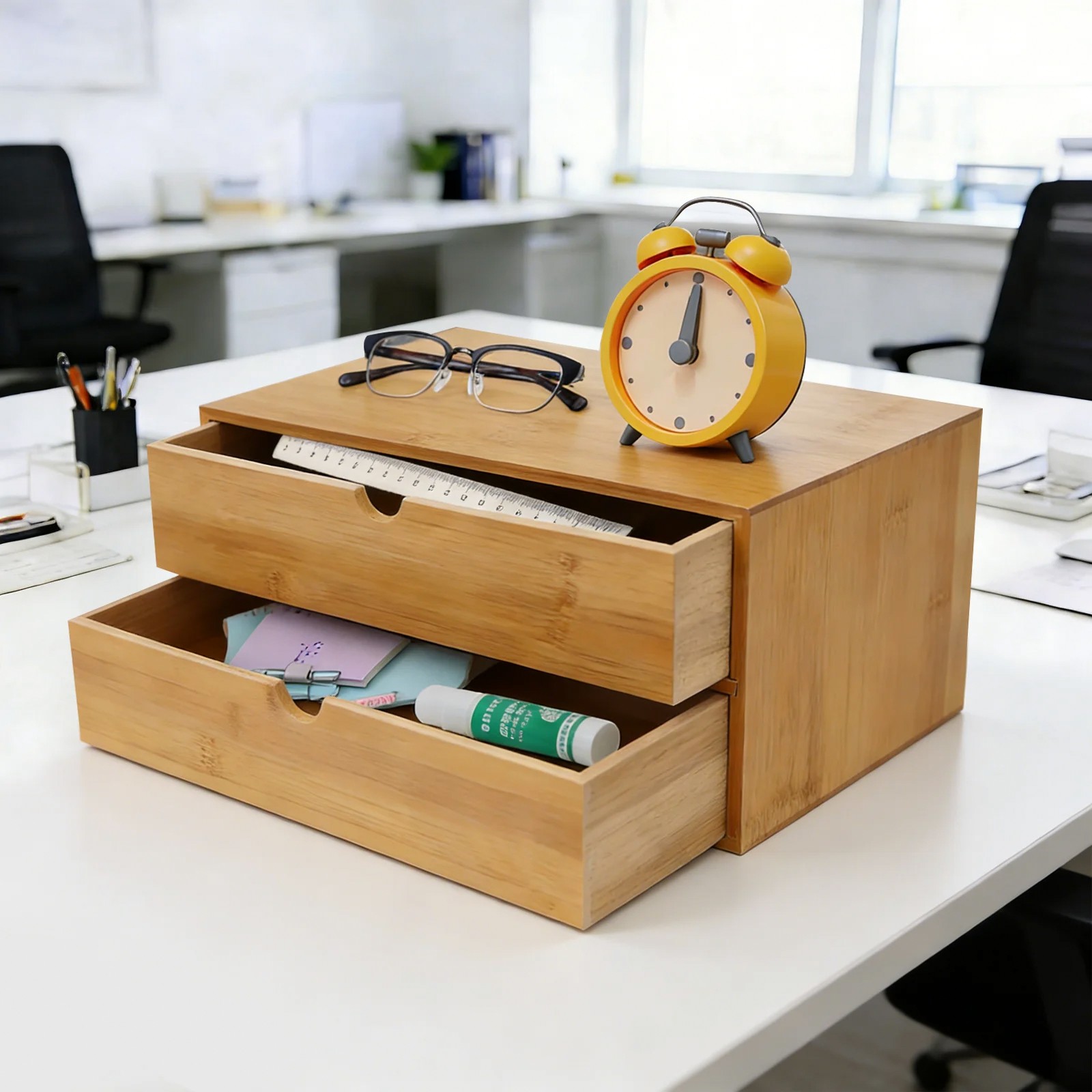 Настольный органайзер, коробка – обзор и цена Drawer Organizer Bamboo